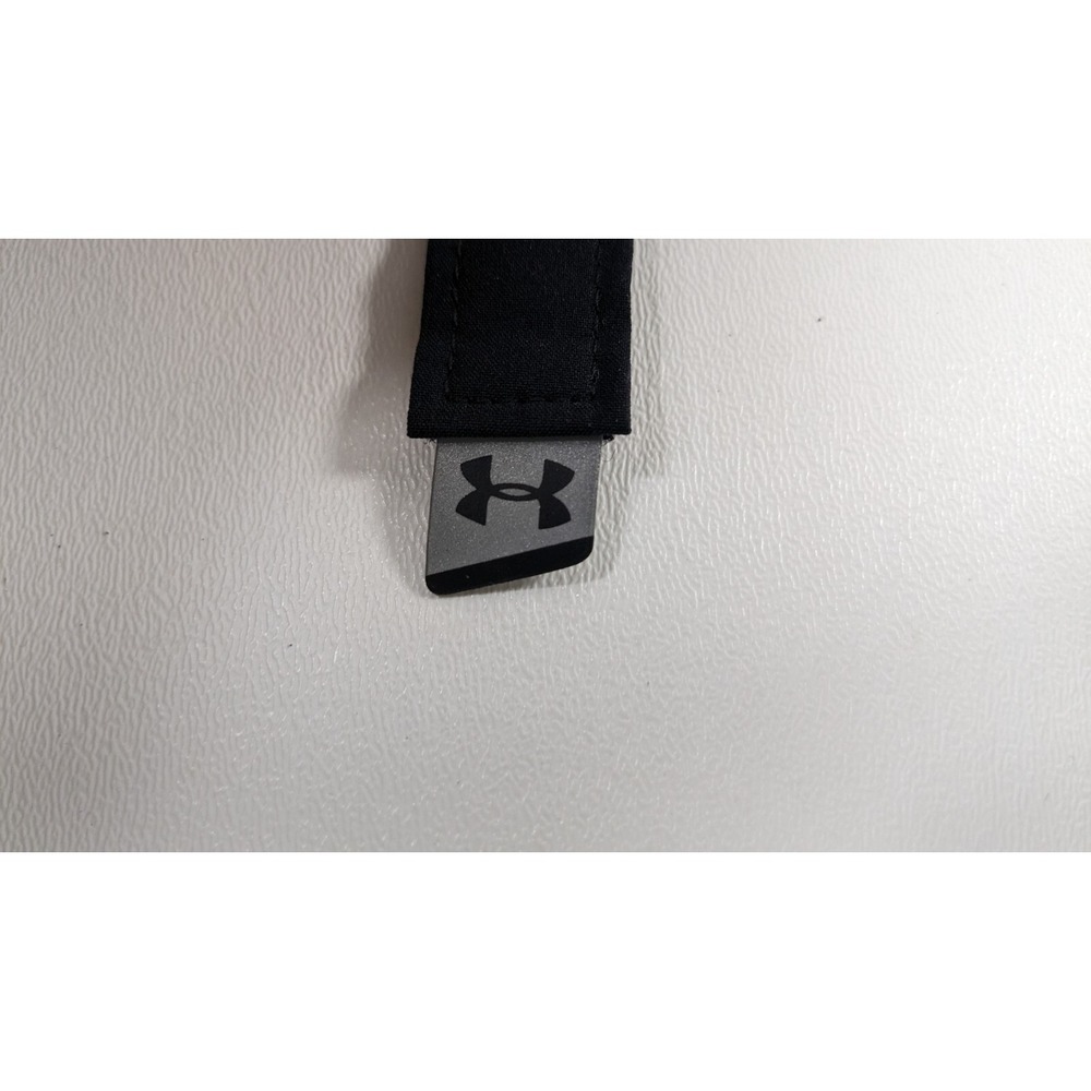 Under Armour Womens Athletic Visor Black Reflective Logo Adjustable OSFA Hat - Picture 7 of 7